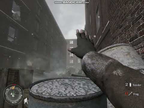 Call of Duty 2, walkthrough on Veteran, Ch 2   Not one step backwards! part 1 Repairing the Wire