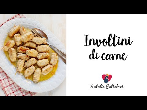 INVOLTINI DI CARNE CON PROSCIUTTO E FORMAGGIO | Ricetta tradizionale facile | Natalia Cattelani