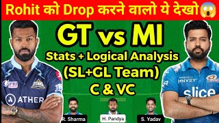 GT vs MI Dream11 Prediction, GT vs MI Dream11 Team, Gujarat vs Mumbai Dream11 Team Today IPL Match