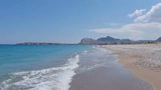 Rhodes: Walking along Afandou Beach