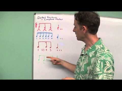 Dotted Rhythms in Compound Meter - explanation