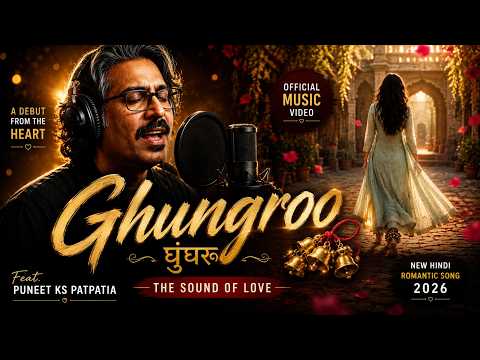 Ghungroooooo (घुंघरू) - The Sound of Love | Feat. Puneet KS Patpatia | New Hindi Romantic Song 2026 – Romantic Hindi Song | AIStudio-Music video thumbnail