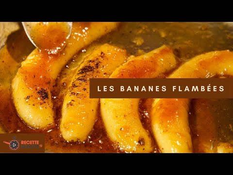 Recette Banane flambée au rhum et vanille