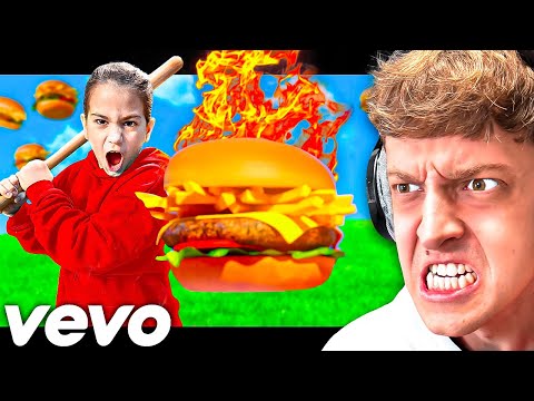Ich REAGIERE auf BURGERPOMMES 2 DISSTRACK von KLEINER JUNGE...😡 (wütend)