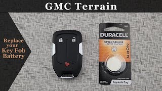 How to DIY Replace Change a 2018-2021 GMC Terrain Key Fob Remote Battery