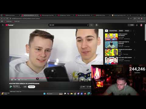 BAKA PRASE REAKCIJA NA DEX ROCK-A HVATAM DEDA MRAZA SA KAMERMANOM!!!!!!!!!!!