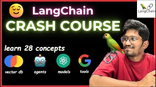 Download the video "LangChain Crash Course For Beginners With Code | Latest 2025 Concepts #llm #langchain"