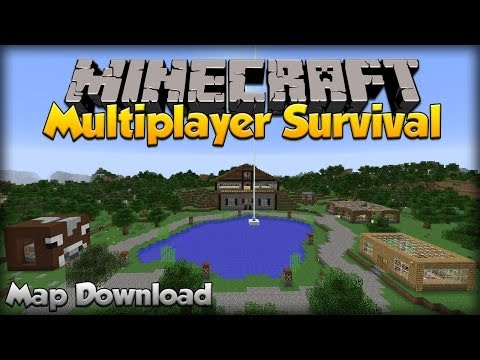 Epic Minecraft Multiplayer Survival Map + Tutorial