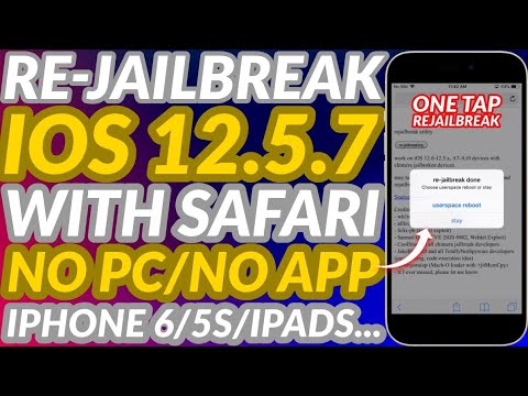 How to Re-Jailbreak iOS 12.5.7 Without Computer | iOS 12.5.7 Jailbreak Without PC/APP | Full Guide