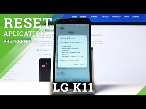 How to Reset App Preferences in LG K11 – Restore App Settings