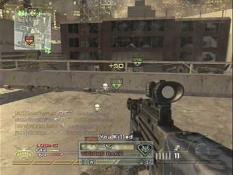 Call of Duty MW2 Full Game: Domination with WA2000 (Part 1)