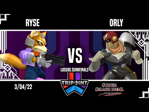 Tripoint Smash 133 - Losers Semifinals - Ryse(Fox) Vs. ORLY(Captain Falcon)