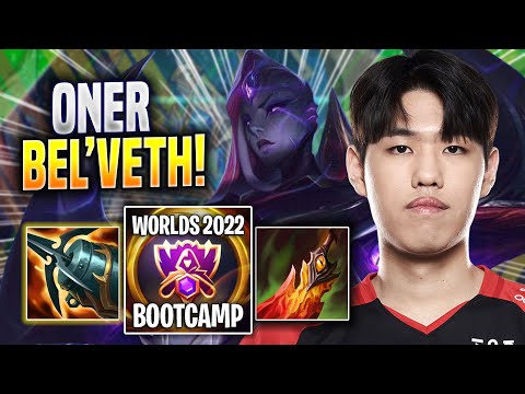 ONER IS SO GOOD WITH BEL'VETH! - T1 Oner Plays Bel'veth JUNGLE vs Graves! | Bootcamp 2022