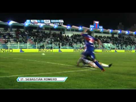 Gol de Romero. Tigre 1 Quilmes 1. Fecha 19. Torneo Final 2013