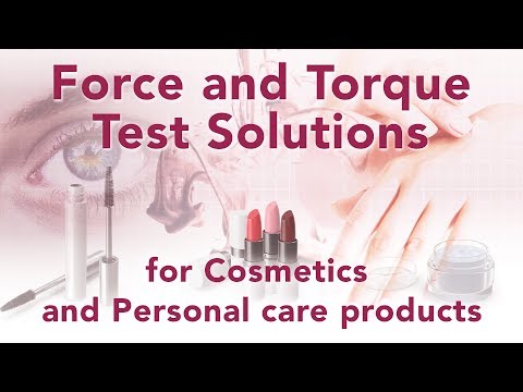 Mecmesin Force & Torque Measurement Systems for Cosmetics & Personal Care