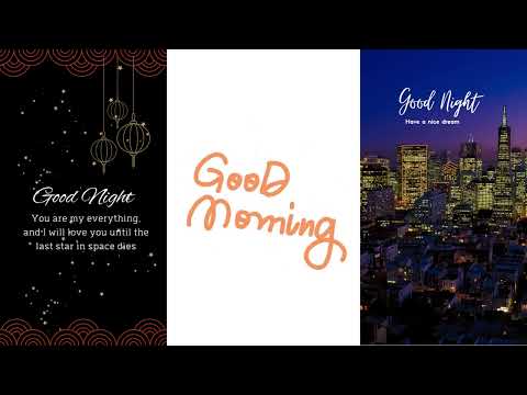 Good Morning, Night Images App
