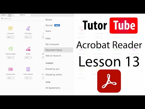 Adobe Acrobat Reader Tutorial Lesson 13 Add Text Comment