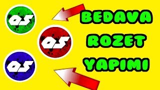 OS ROZETİ BEDAVA NASIL ALINIR ?? / BEDAVA TSHİRT