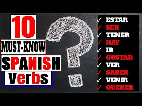 10 MUST KNOW SPANISH VERBS