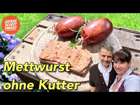 Feine Mettwurst ohne Kutter selber machen