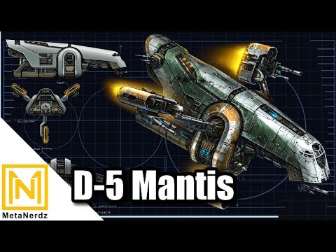 The Old Republic Slave 1 - D-5 Mantis Patrol Craft COMPLETE BREAKDOWN - Star Wars Ships