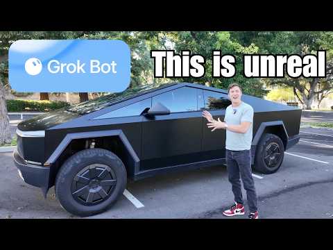 Grok Bot in the Tesla Cybertruck is the coolest thing ever