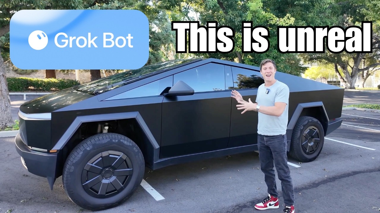 Grok Bot just launched in Tesla. I'm blown away