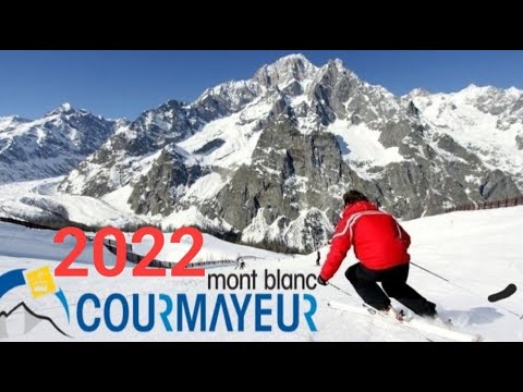 Skiing at Mont Blanc (Courmayeur 2022)