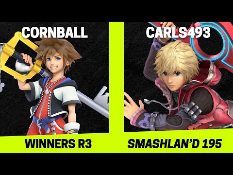 SmashLAN'd 195 Winners R3 - Cornball (Sora) vs Carls493 (Shulk) - SSBU Tournament