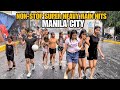 SUPER HEAVY RAIN In DOWNTOWN PACO MANILA CITY PHILIPPINES 4K Walking Tour