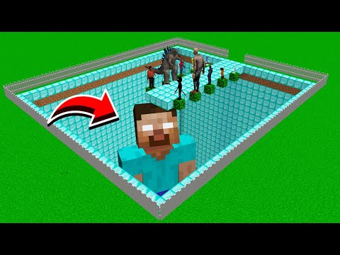 KORKUNÇ HEROBRİNE ÇUKURUNA DÜŞERSEN ÖLÜRSÜN! 😱 - Minecraft ZENGİN FAKİR HAYATI