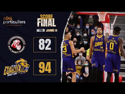 PRO B J19 : SLUC NANCY / ALM EVREUX