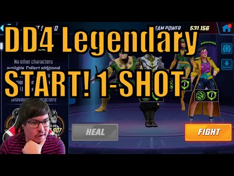 Dark Dimension 4 Legendary 1 (Node 13) 1-SHOT! Marvel Strike Force