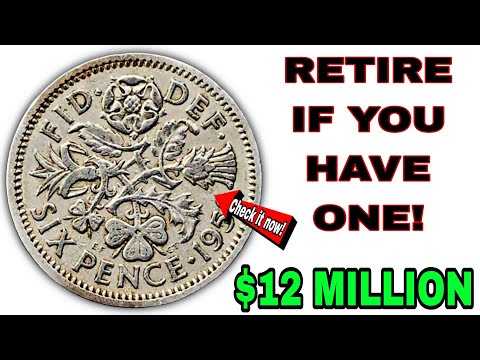 Top 7 Rare UK Sixpence Coins That Can Make You Rich 💰 | Auction Prices in Dollars Will Shock You!