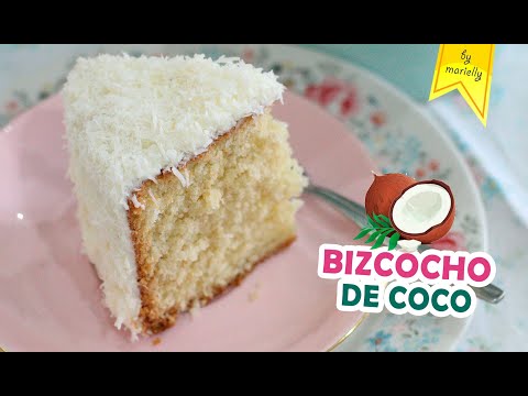 Delicious Coconut Cake 🥥 with Coconut Cream by Marielly