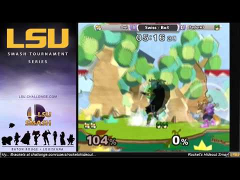 Smash at the Hideout 23 Swiss - Owl (Fox) vs TaylorHJ (Marth)