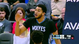 Karl-Anthony Towns - Flip Saunders - Ricky Rubio - Kevin Garnett - Minnesota Timberwolves - Denver Nuggets