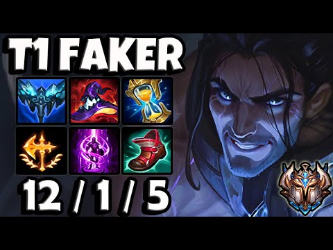 T1 Faker SYLAS vs RYZE [ MID ] Patch 11.12 Ranked Korea ✅