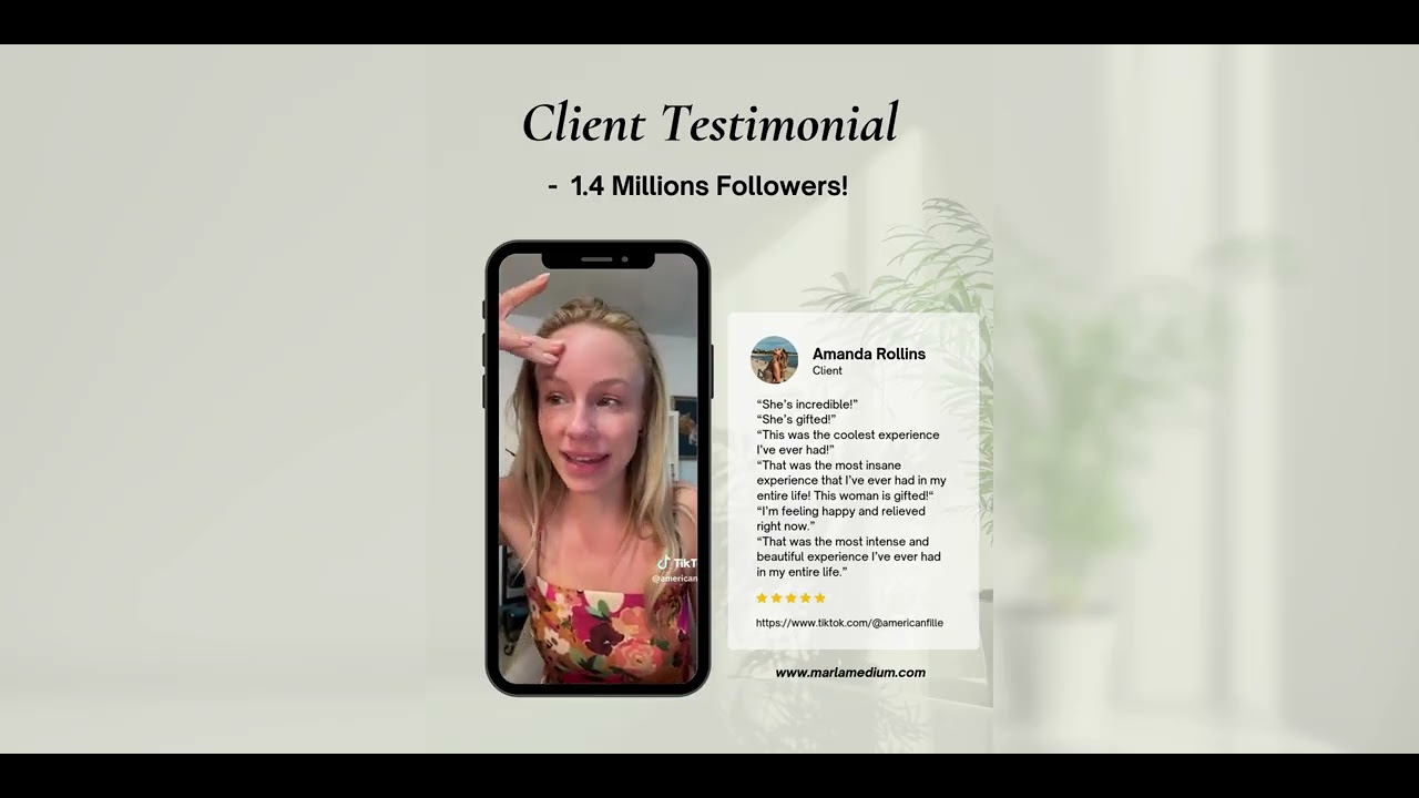 Promotional video thumbnail 1 for Psychic Medium Marla Edgar