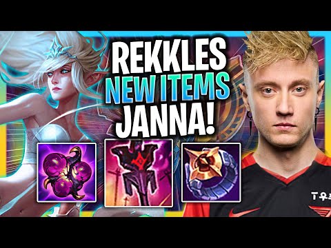REKKLES PERFECT GAME WITH JANNA WITH NEW ITEMS! | T1 Rekkles Plays Janna Support vs Braum!