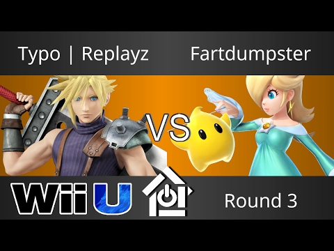 Bearly Monhthly 4/1/17 - Typo | Replayz (Cloud) vs Fartdumpster (Rosaluma) - Smash 4 Round 3