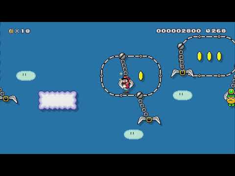 Skies of Clawcadia by Farticus - Super Mario Maker 2 - No Commentary 1bt