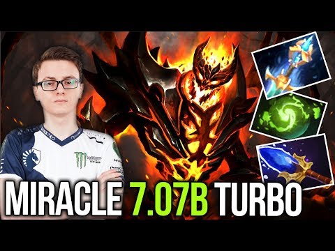 Miracle- Crazy Shadow Fiend Build 7.07b Patch Turbo Match - Dota 2