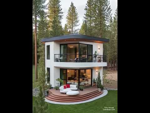 50 Sqm Two Floor Modern Small House Design #tinyhouse #easyhouse #smallhouse #architecture #home