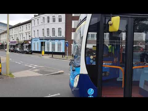 Here is the stagecoach bus 36916 on the number 18 in Aldershot with the route 3 livery