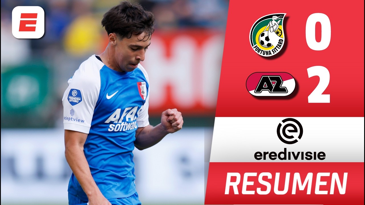 MATEO CHÁVEZ y AZ ALKMAAR mantienen PASO PERFECTO en la EREDIVISIE tras vencer al SITTARD | Resumen