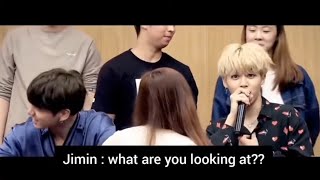 Eng Sub BTS fansign (cute moments) Jimin flirting 