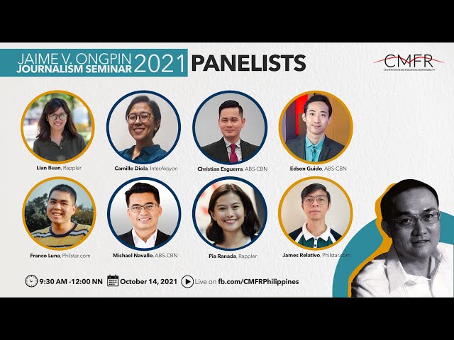 LIVESTREAM: 2021 Jaime V. Ongpin Journalism Seminar