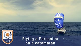 How to Rig & Use a Parasailor Spinnaker on a Catamaran video thumbnail