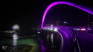 Download lagu 2 Hours of Night Rainbow Bridge in Gangneung South Korea | 4K ASMR for Sleep | Perpetual Journey mp3
